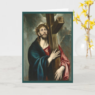 Christus die het kruis draagt, El Greco Kaart