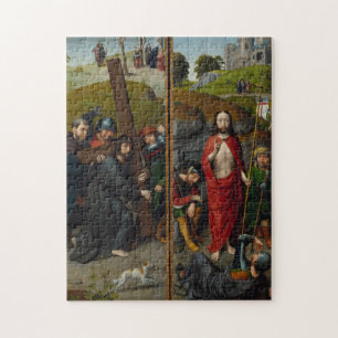 Christus die het kruis draagt legpuzzel