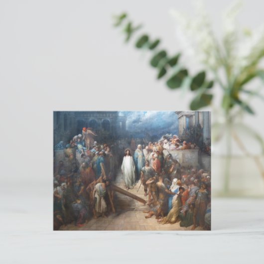 Christus die het Praetorium verlaat Briefkaart (Staand voorkant)