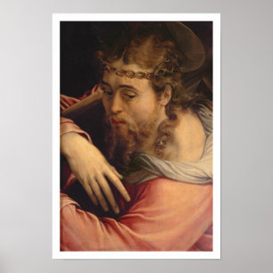 Christus Draag het Kruis, 1540-45 (olie op het pan Poster