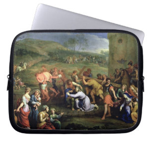 Christus Draag het Kruis, 1684 (olie op canvas) Laptop Sleeve