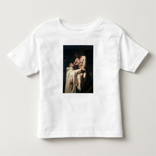 Christus Embracing St. Bernard Kinder Shirts (Voorkant)