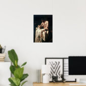 Christus Embracing St. Bernard Poster (Thuiskantoor)