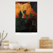 Christus en Boeddha van Paul-Elie Ranson Poster (Keuken)