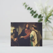 Christus en de jonge Rich Ruler van Carl Bloch Pos Briefkaart (Staand voorkant)