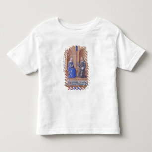 Christus en de Maagd Mary Enthroned Kinder Shirts