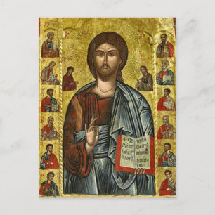Christus en de twaalf apostelen briefkaart