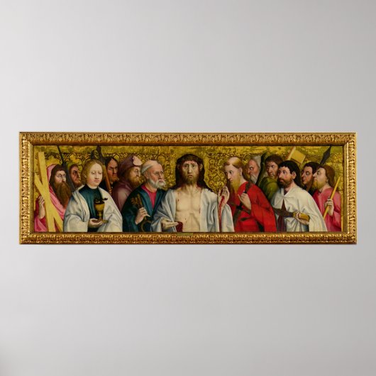 Christus en de twaalf apostelen poster (Voorkant)