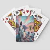 Christus en het eeuwige Zee Pokerkaarten (Achterkant)