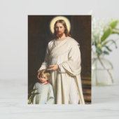 Christus en het jonge kind door Carl Heinrich Bloc Kaart (Staand voorkant)