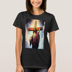 Christus en het kruis Tshirt