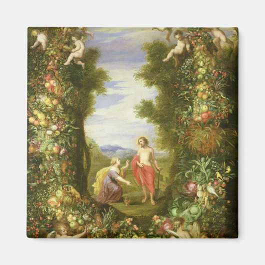 Christus en Maria Magdalena Magneet (Voorkant)