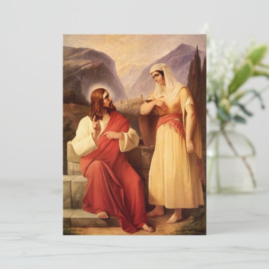 Christus en Samaritan van Christelijke Schleisner (Staand voorkant)