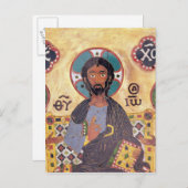 Christus Enthroned Briefkaart (Voorkant / Achterkant)