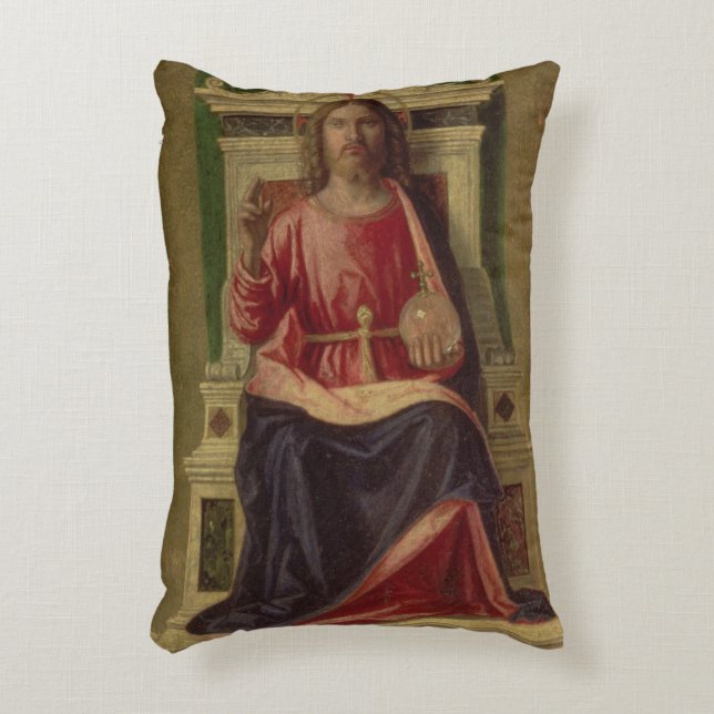 Christus Enthroned, c.1505 Accent Kussen (Voorkant(Verticaal))