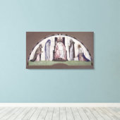 Christus Enthroned Canvas Afdruk (Insitu (Houten vloer))