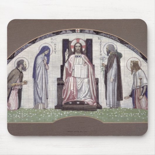 Christus Enthroned Muismat (Voorkant)