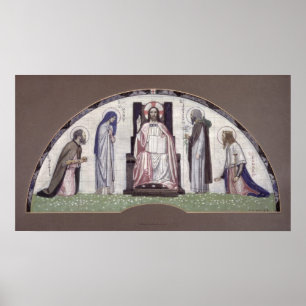 Christus Enthroned Poster