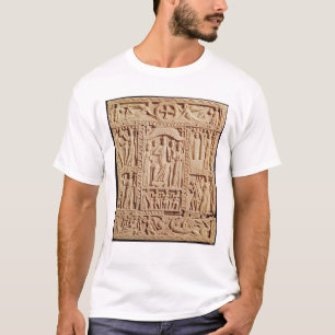 Christus Enthroned van een Evangelistary T-shirt