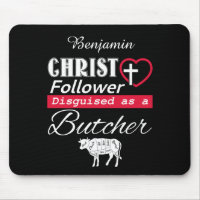 Christus Follower is Christelijk als slager