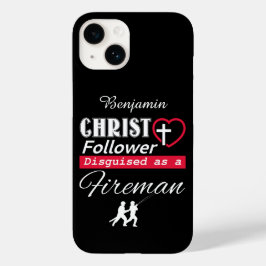 Christus Follower is Christelijk als vuurman Case-Mate iPhone 14 Hoesje
