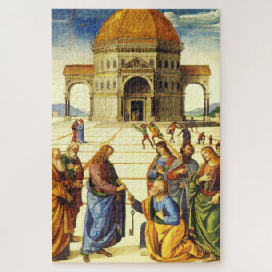 Christus geeft de sleutels aan Sint-Pieter Legpuzzel