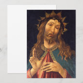 Christus Gekruid met Thorns door Sandro Botticelli (Voorkant / Achterkant)