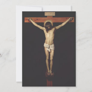 Christus gekruisigd door Diego Velazquez Feestdagenkaart