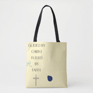 Christus geleid, gedreven door geloof Christelijke Draagtas