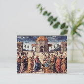 Christus Hands St. Peter The Keys naar het koninkr Briefkaart (Staand voorkant)