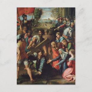 Christus Herfsten op weg naar Calvariatie door Rap Briefkaart