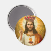 Christus Het afbeelding van de koning Magneet (Voorkant / Achterkant)