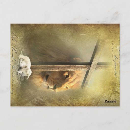 Christus het lam van God Briefkaart (Achterkant)