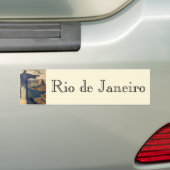 Christus het Redeemer-beeld, Rio de Janeiro, Brazi Bumpersticker (Op auto)