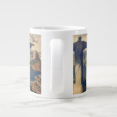 Christus het Redeemer-beeld, Rio de Janeiro, Brazi Extra Grote Mok (Achterkant)