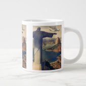 Christus het Redeemer-beeld, Rio de Janeiro, Brazi Extra Grote Mok (Rechts)