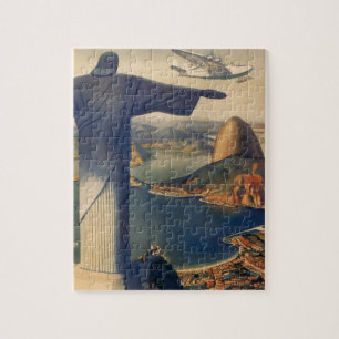 Christus het Redeemer-beeld, Rio de Janeiro, Brazi Legpuzzel