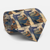 Christus het Redeemer-beeld, Rio de Janeiro, Brazi Stropdas (Opgerold)