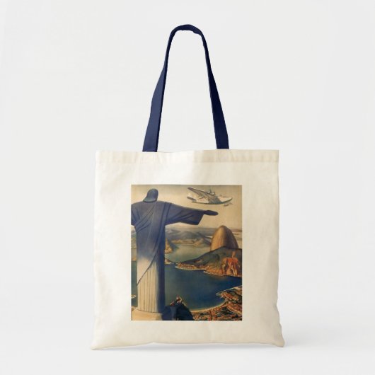 Christus het Redeemer-beeld, Rio de Janeiro, Brazi Tote Bag (Voorkant)