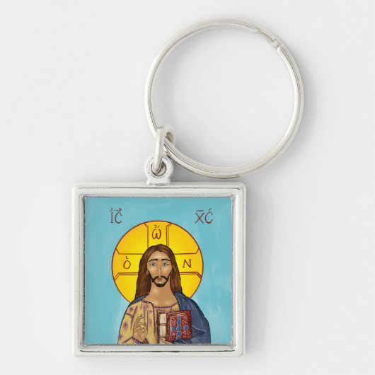 Christus icoon sleutelhanger 2 (Voorkant)