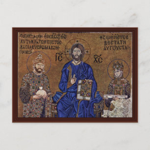Christus in de keizer en ontzegd briefkaart