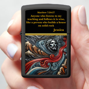 Christus in de schittering boven de pieken