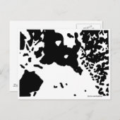 Christus in de sneeuw briefkaart (Voorkant / Achterkant)