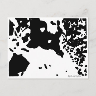 Christus in de sneeuw briefkaart