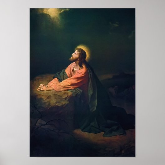 Christus in de tuin, poster (Voorkant)