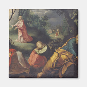 Christus in de tuin van de olijven, 1625 magneet