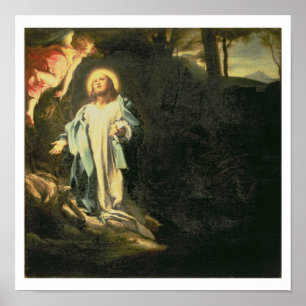 Christus in de tuin van Gethsemane 3 Poster