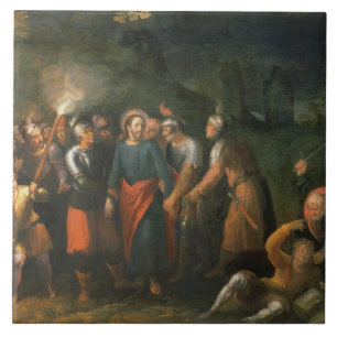 Christus in de tuin van Gethsemane Tegeltje