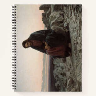 Christus in de wilde natuur (door Ivan Kramskoi) Notitieboek