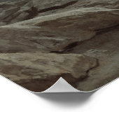 Christus in de wilde natuur (door Ivan Kramskoi) Poster (Hoek)